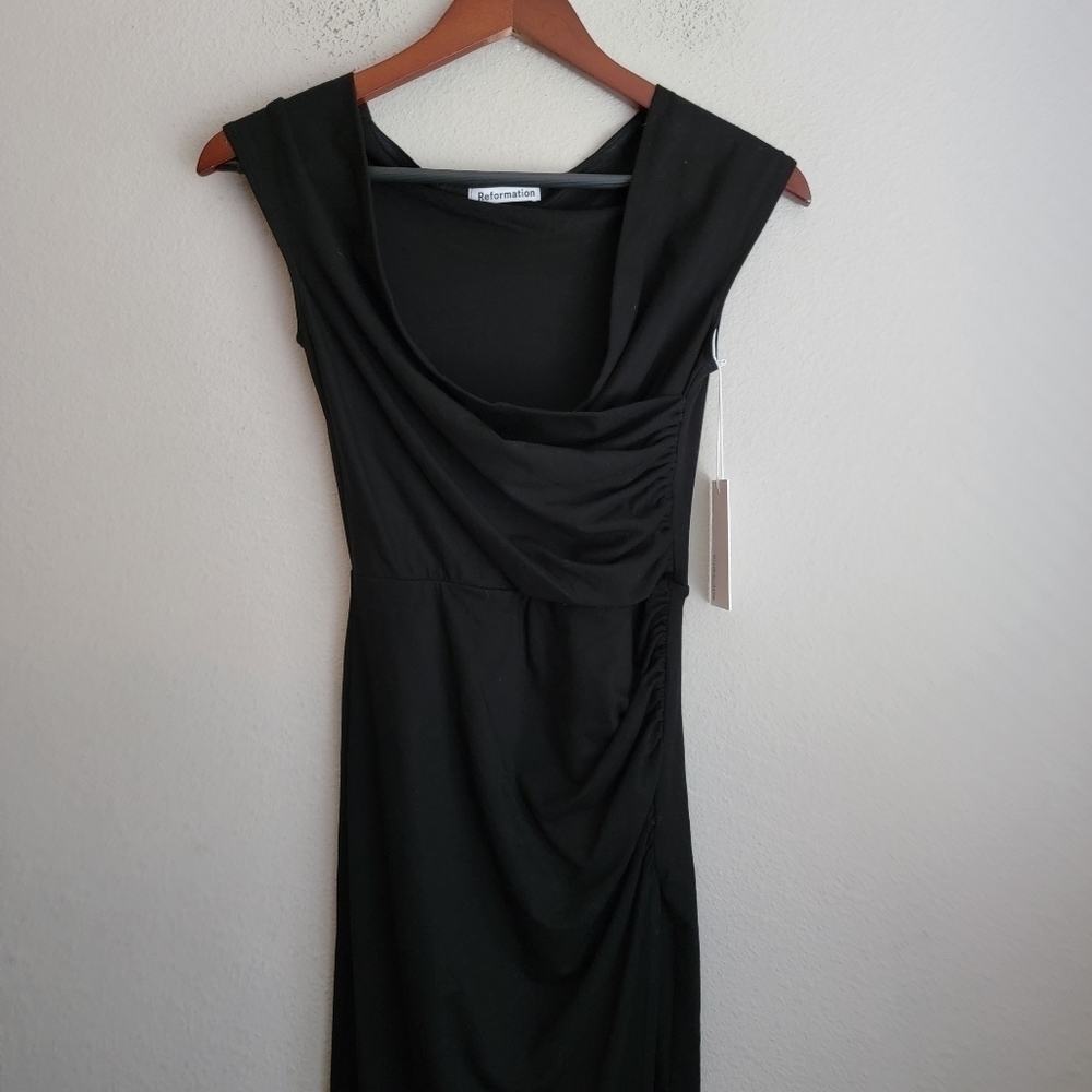 Reformation Cormac Dress in Black size XS NWT - Picture 5 of 10